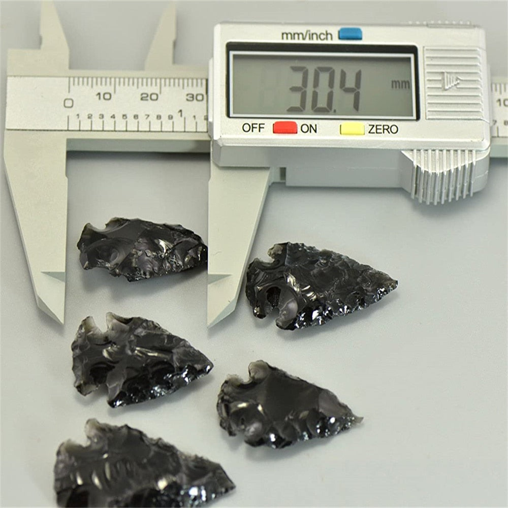 Black Obsidian Arrow Bulk Hand Carved
