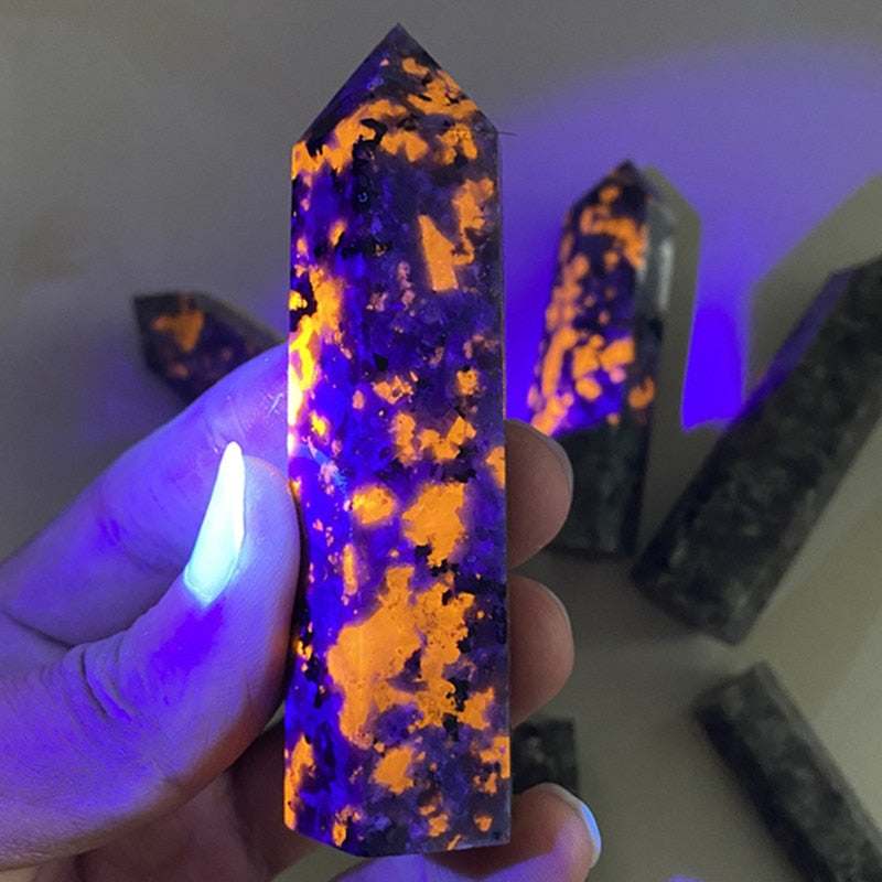 5A+ Natural Stone Yooperlite Crystals tower
